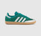 adidas Samba OG Trainers Rhinestone Equipment Green Silver Metallic Gum