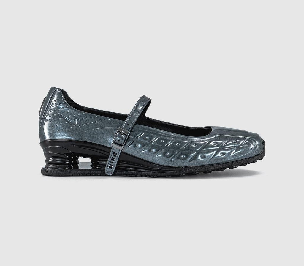 Nike Shox Z Calistra x LABELHOOD Ballet Trainers Naked Metallic Hematite Black Wolf Grey SP