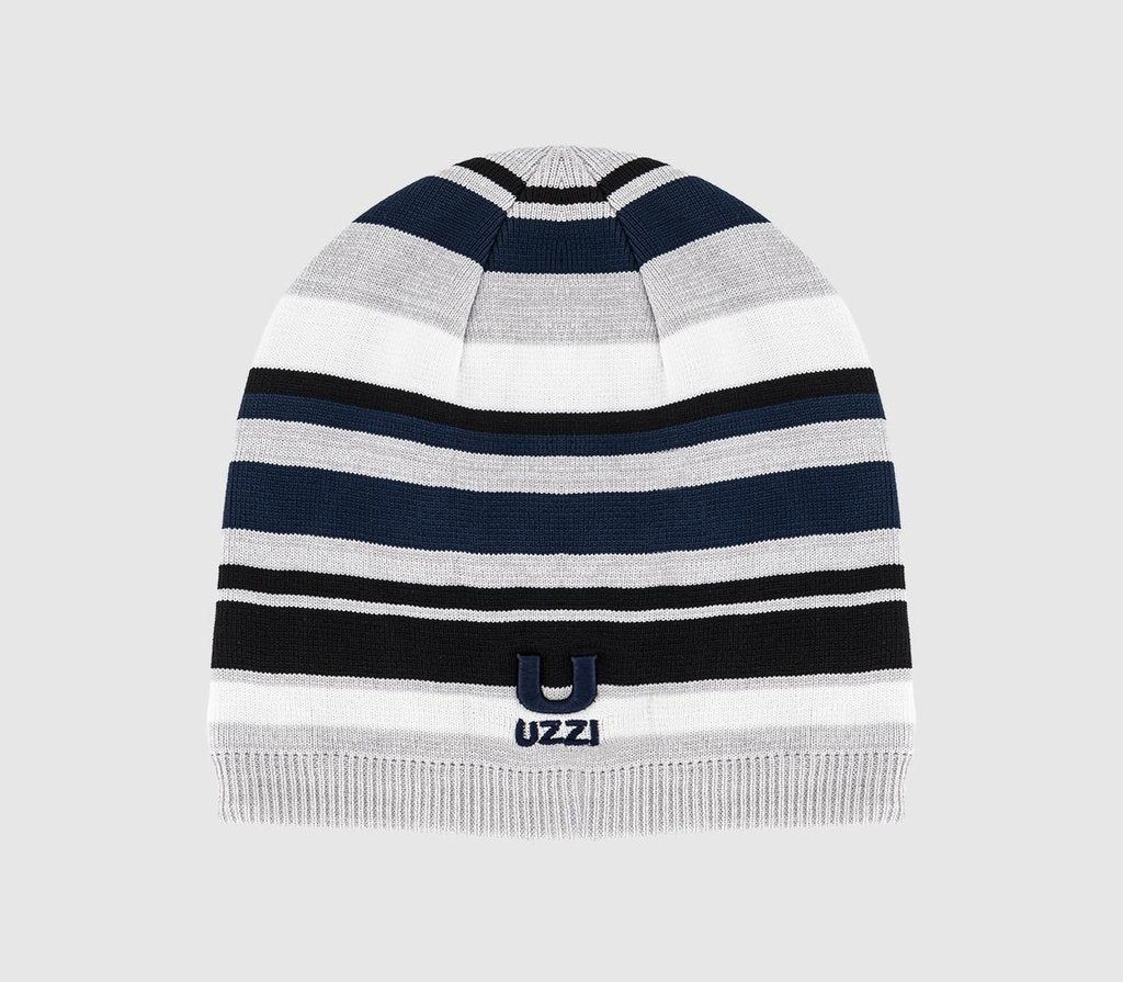 OFFICE Striped Skull Lined Beanie Multi