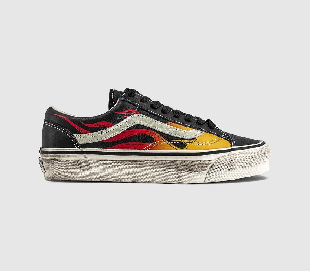 Vans LX Old Skool 36 Trainers Archive Flame Black