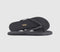 Womens TKEES Solids Flip Flops Washed Black