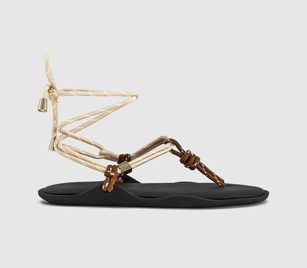 Womens Flowze Flo Twin Sandals Hazelnut Natural