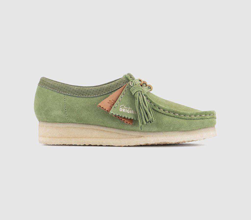 Womens Clarks Originals Womens Wallabee Shoes Apple