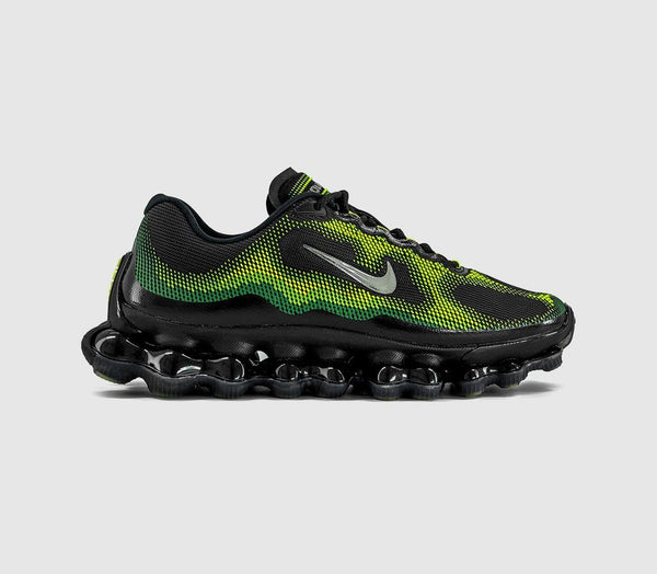 Nike Air Liquid Max Trainers Black Chrome Green Apple Volt Radiant Greenclear