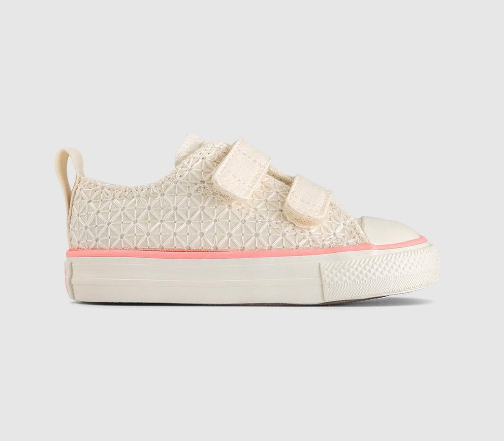 Kids Converse All Star 2Vlace Trainers Crochet Egretall Heategret