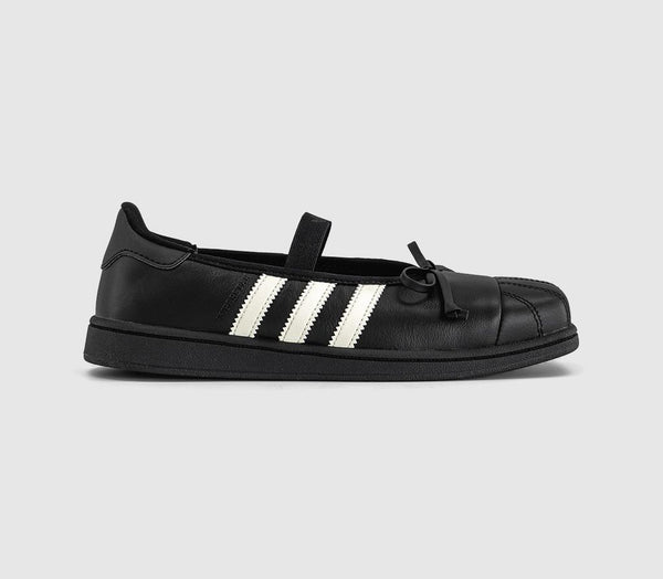 adidas JENNIE x adidas Superstar Square Ballet Trainers Black White Black