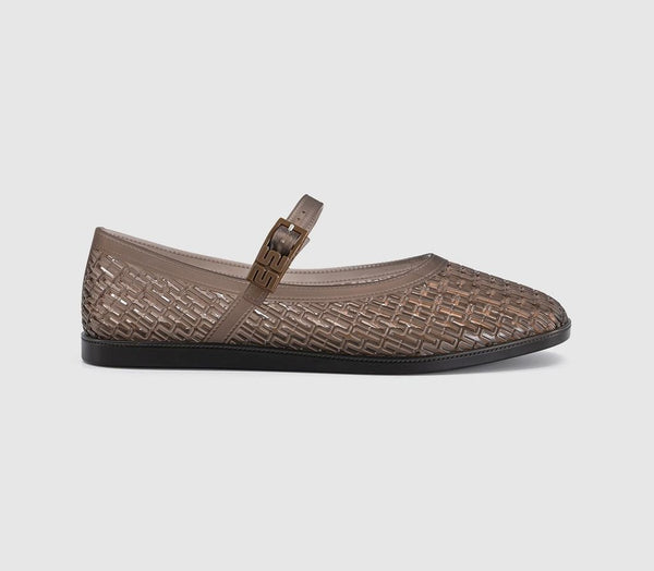 Womens Melissa Harper Mary Janes Clear Brown