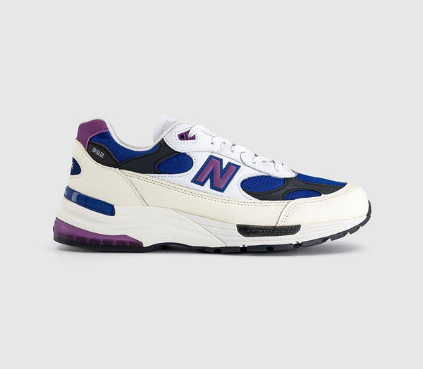 New Balance Made in the USA 992 Trainers White Purple