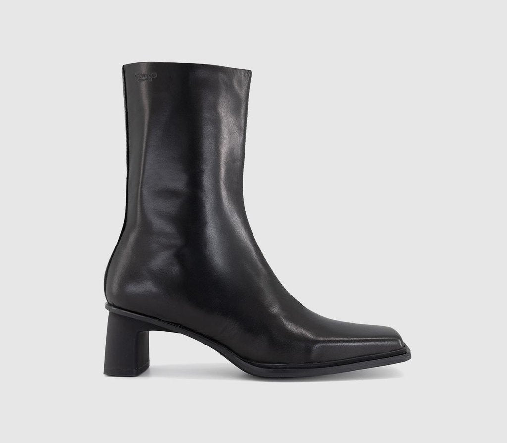 Womens Vagabond Shoemakers Elvina Ankle Boots Black Leather
