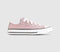 Kids Converse All Star Low Youth Trainers Petal Pit White Black