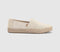 Womens TOMS Alpargata Rope 2.0 Slip Ons Beige Heritage Canvas Woven Stripe