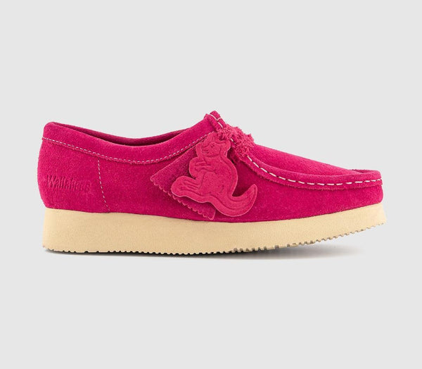 Womens Clarks Originals Wallabees Pink