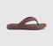 Womens Melissa Free Low Toe Thong Sandals Bronze