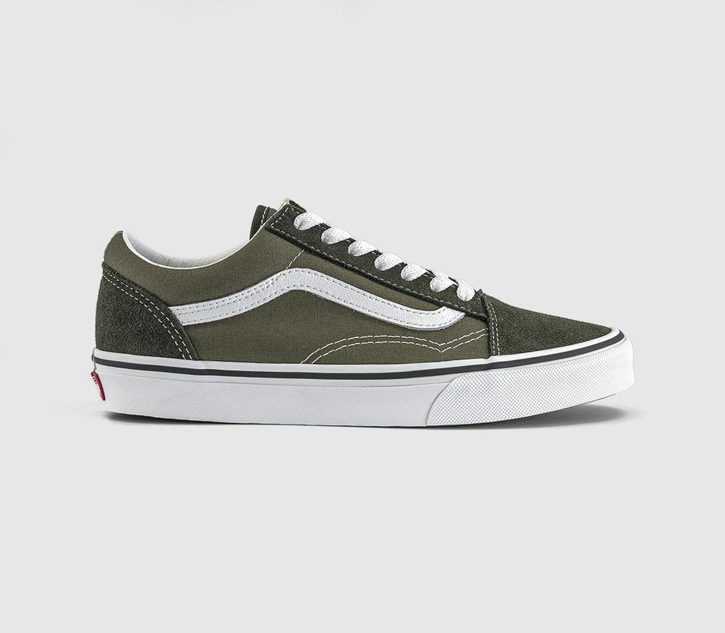 Vans Old Skool Trainers Two Tone Obsidian Fern