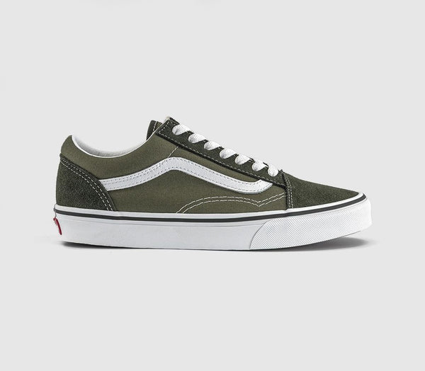 Vans Old Skool Trainers Two Tone Obsidian Fern