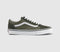 Vans Old Skool Trainers Two Tone Obsidian Fern