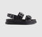 Mens Dr. Martens San Two Strap Men's Sandals Dark Brown Analine Croc
