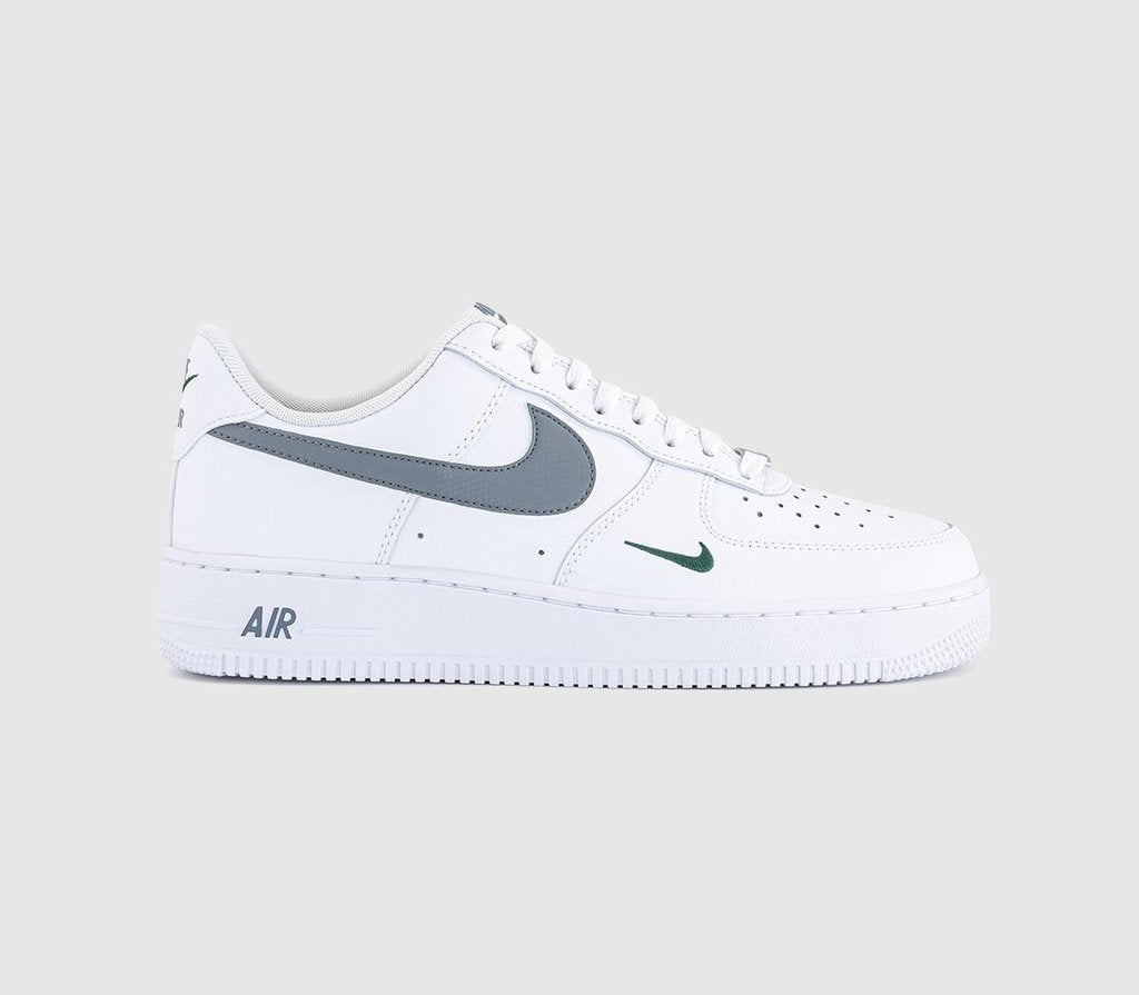 Nike Air Force 1 07 Trainers White Cool Grey Fir Cool Grey