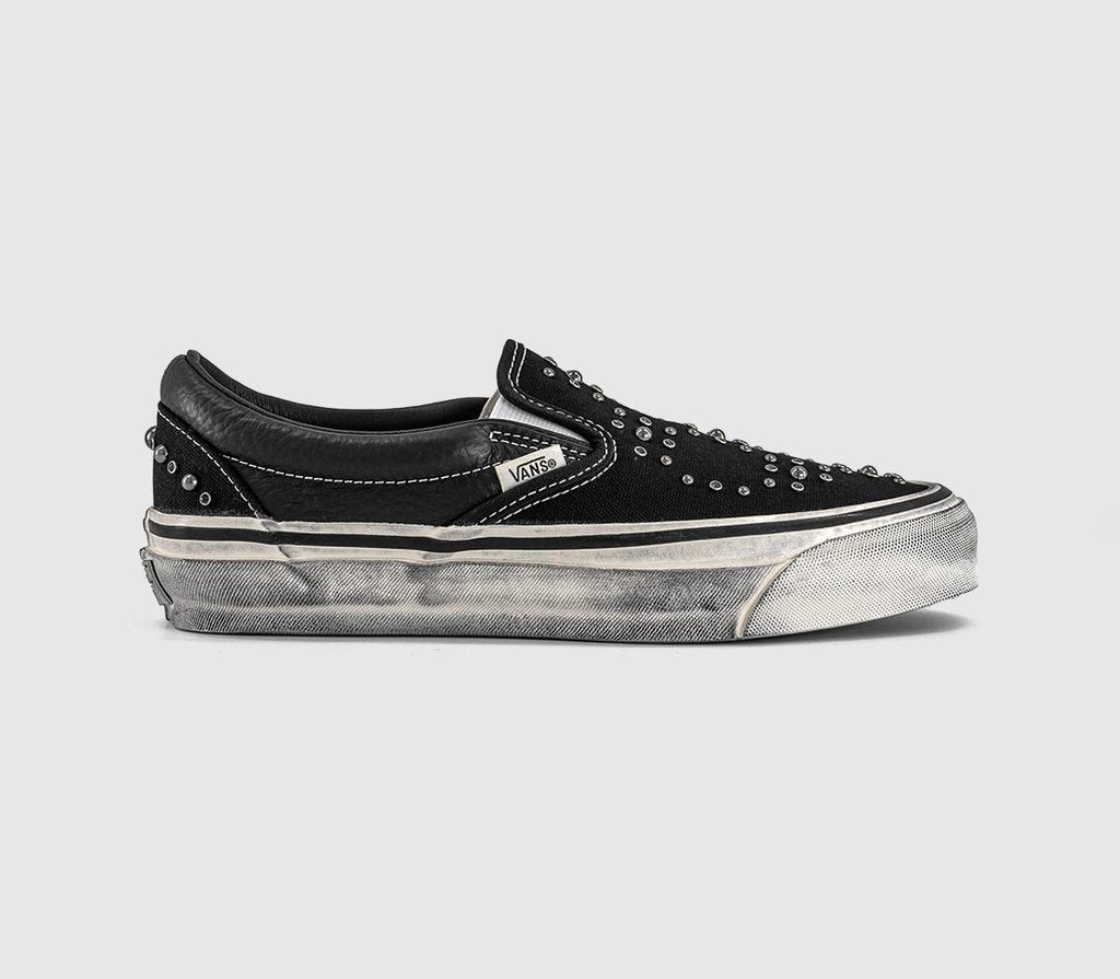 Vans LX Classic Slip On 98 Trainers Black Gray