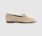 Womens OFFICE Freida Snaffle Loafers Beige Suede