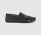 Womens Vagabond Shoemakers Mika Driver Loafers Black Embossed