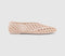 Womens OFFICE Frantic Jelly Ballerina Flats Cream