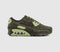 Nike Air Max 90 Trainers Med Olive Cargo Khaki White