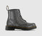 Kids Dr. Martens 1460 Junior Boots Black Silver Glitter
