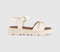 Womens OFFICE Seychelles Platform Sandals White