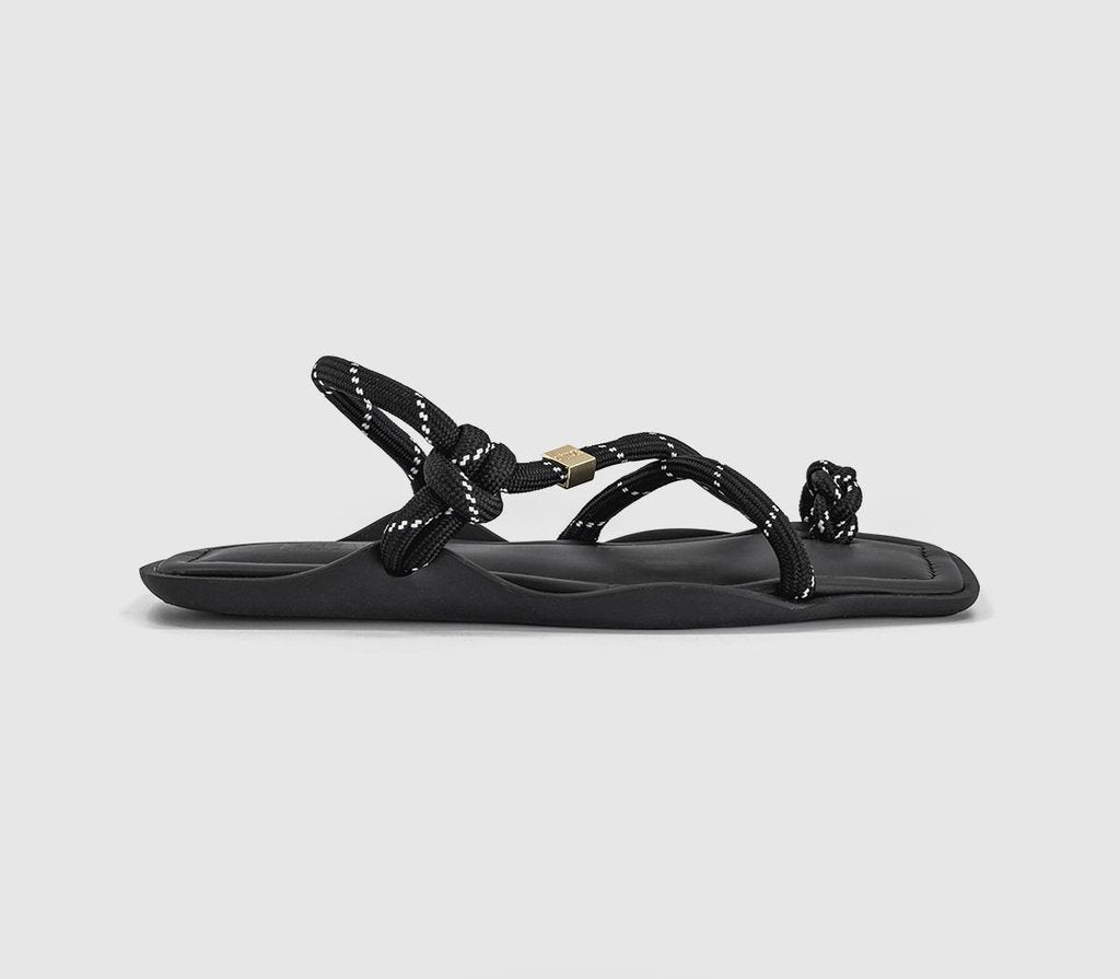 Womens Flowze Flo Square Sandals Black