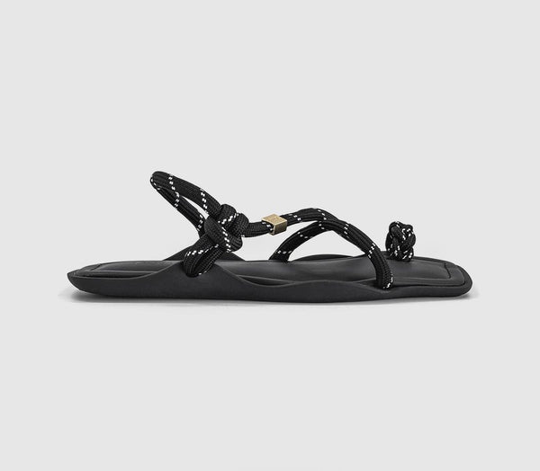 Womens Flowze Flo Square Sandals Black