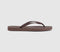 Womens Sleepers Tapered Flip Flops Brown