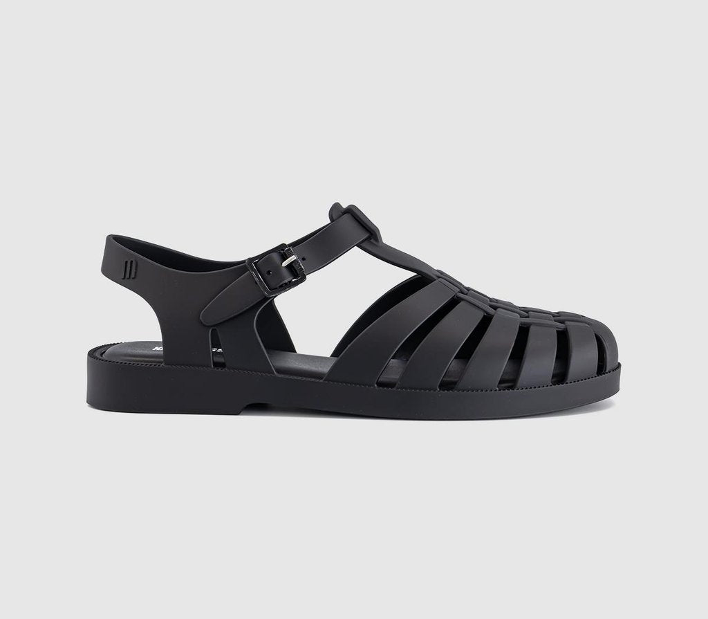 Womens Melissa Possession Fisherman Shoes Black