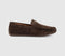 Womens Vagabond Shoemakers Mika Driver Loafers Coffee Suede