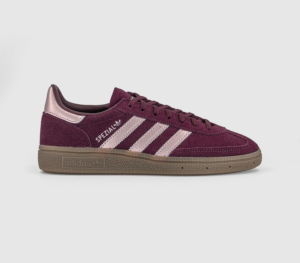 adidas Handball Spezial Trainers Maroon Vapour Grey Metallic Gum