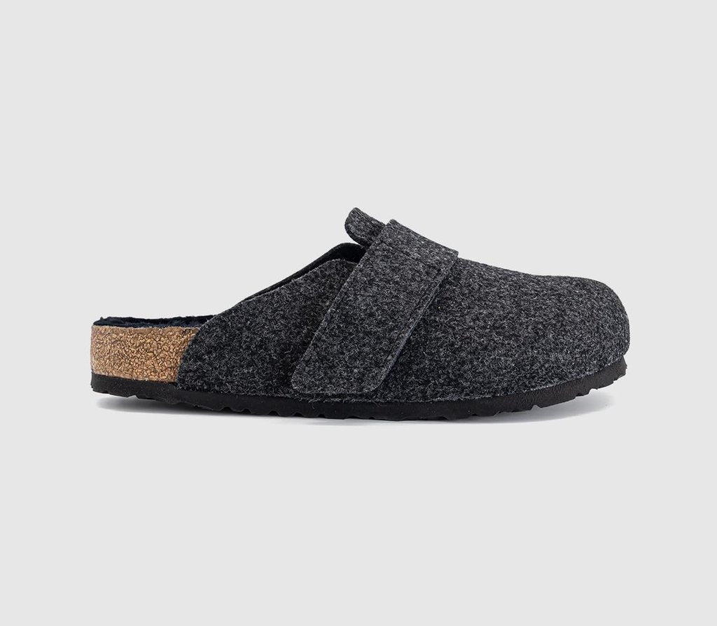 Mens BIRKENSTOCK Loma Men's Clogs Anthracite Felt