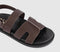 Womens OFFICE Sl Shelby Slingback Cut Out Footbed Sandal Brown