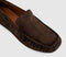 Womens Vagabond Shoemakers Mika Driver Loafers Coffee Suede