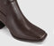 Womens OFFICE Kiwi Stretch Leg Block Heel Knee Boots Brown