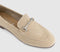 Womens OFFICE Freida Snaffle Loafers Beige Suede