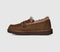Womens UGG Ellis Nubuck Loafers Dark Chestnut