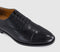 Mens OFFICE Moorfield Toe Cap Oxford Shoe Black Leather