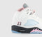 Jordan Air Jordan 5 Retro Trainers White Med Soft Pink Black