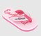 Kids EARTHCHILD Chunky Flip Flops Pink Multi