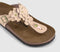 Womens BIRKENSTOCK Gizeh Flowers Toe Thong Sandals Light Rose