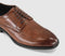 Mens OFFICE Miles 5 Eye Derby Shoes Tan