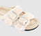 Womens 1774 BIRKENSTOCK Arizona Shearling Sandals Cream