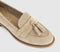 Womens OFFICE Flicker Tassel Loafers Beige Suede