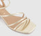 Womens OFFICE Mimi  Strappy Block Heel Sandals Gold