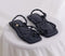 Womens Flowze Flo Square Sandals Black